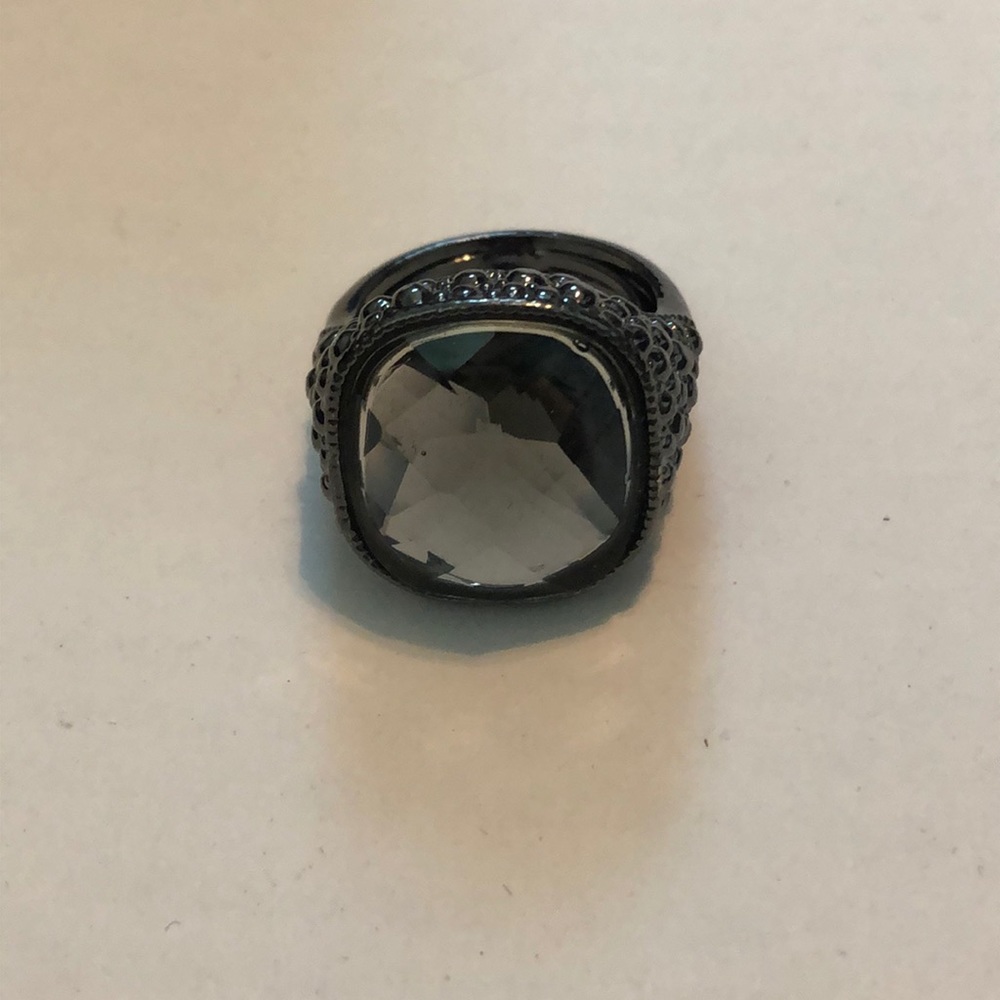 black diamond ring